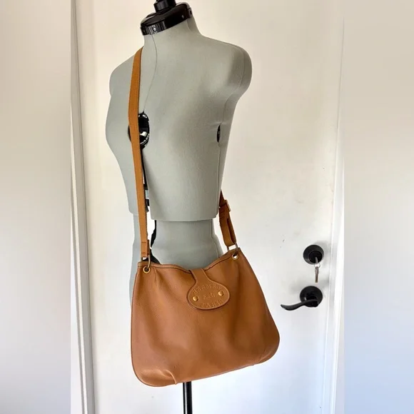 HERMÈS VTG ‘87 Fjord Rodeo Berline shoulder bag, Gold/gold, circleQ,GUC - Picture 13 of 16